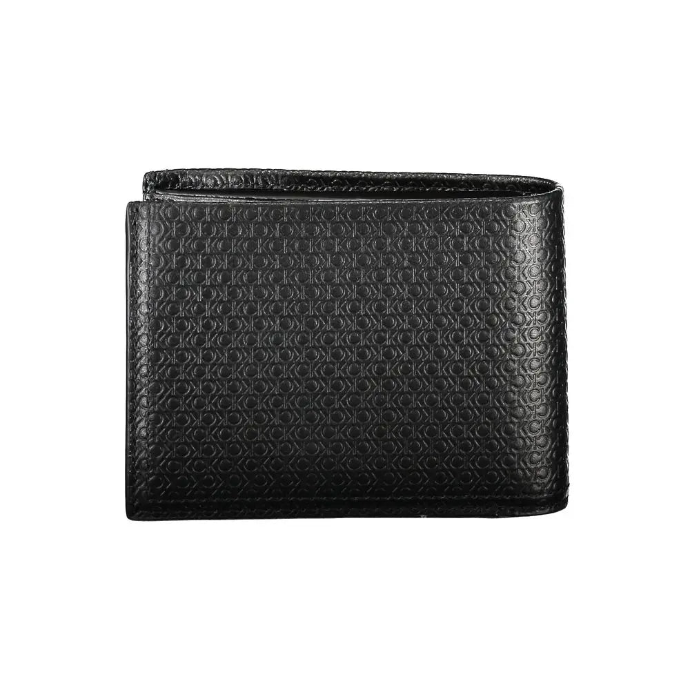 Sleek Black Leather Bifold Wallet with RFID Block Calvin Klein