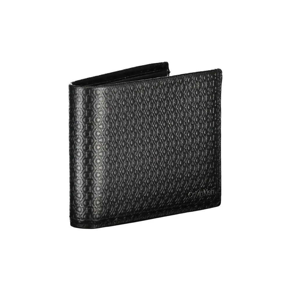 Sleek Black Leather Bifold Wallet with RFID Block Calvin Klein