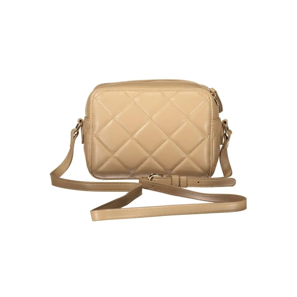 Beige Polyethylene Women Handbag Mario Valentino