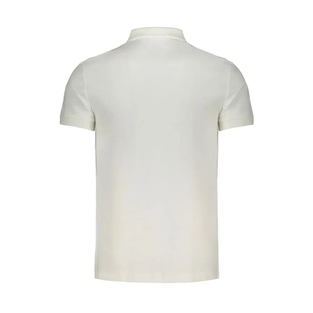 Bianco Cotton Men Polo Calvin Klein