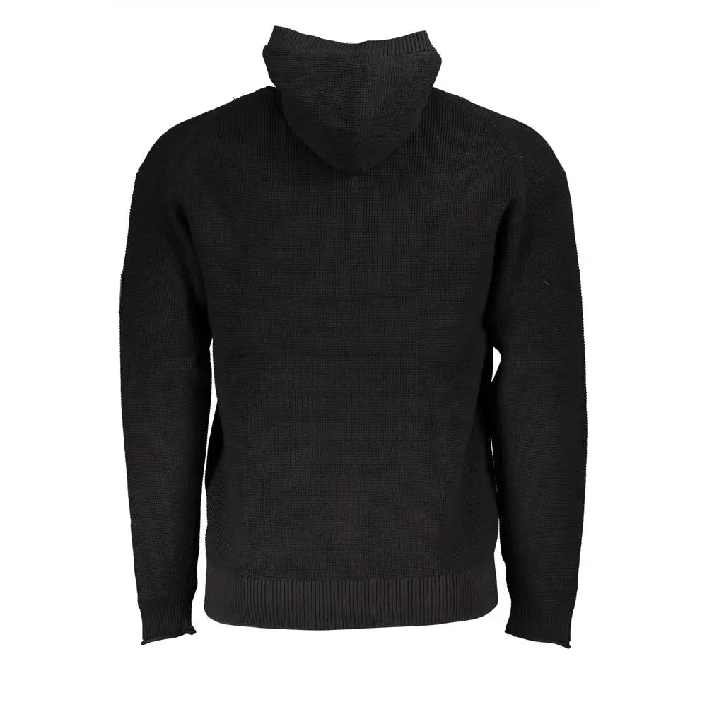 Sleek Cotton Hooded Sweater with Logo Detail Calvin Klein