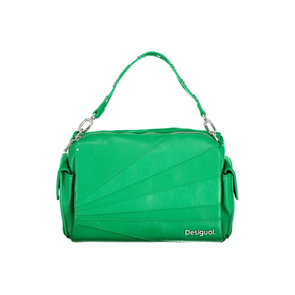 Verde Polyurethane Women's Handbag Desigual
