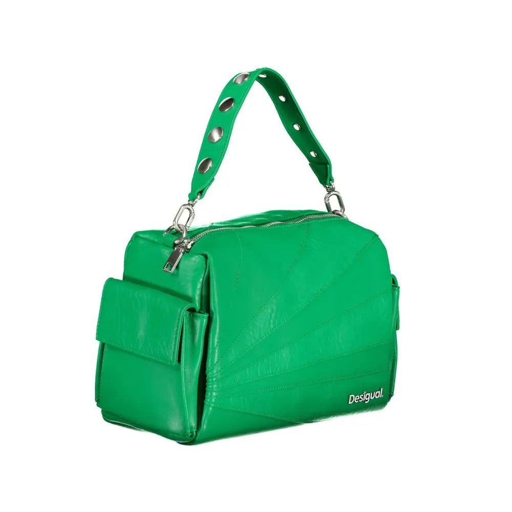 Verde Polyurethane Women's Handbag Desigual
