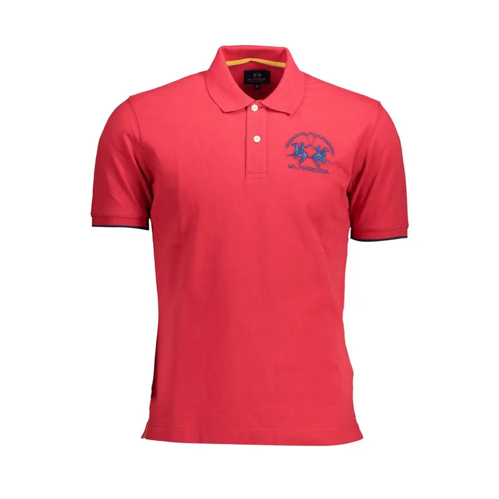 Elegant Pink Polo: Casual Luxury for Men La Martina