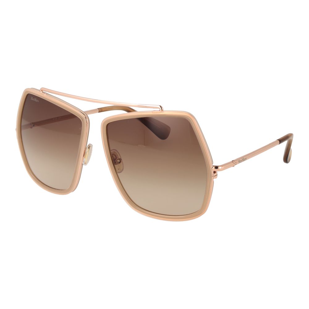 Beige Metal Sunglasses Max Mara