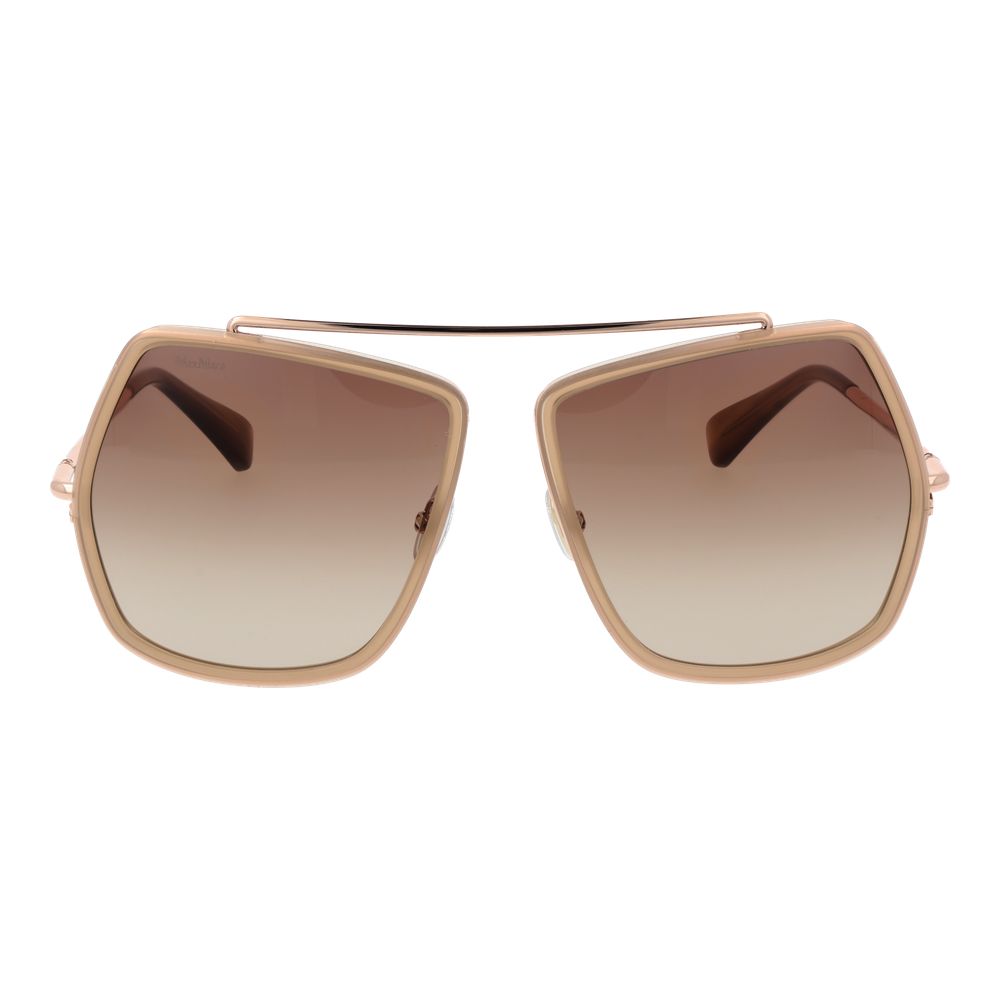 Beige Metal Sunglasses Max Mara