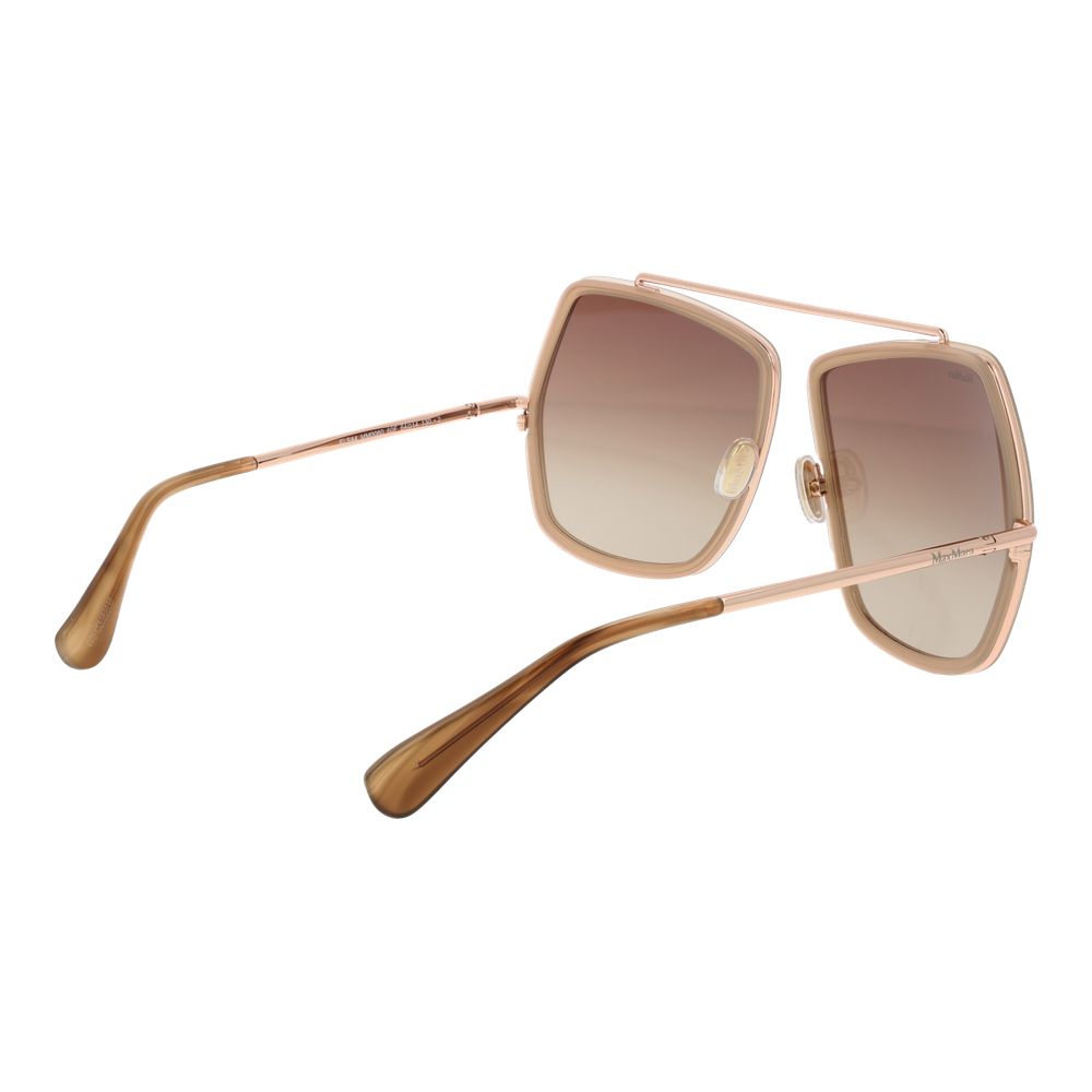 Beige Metal Sunglasses Max Mara