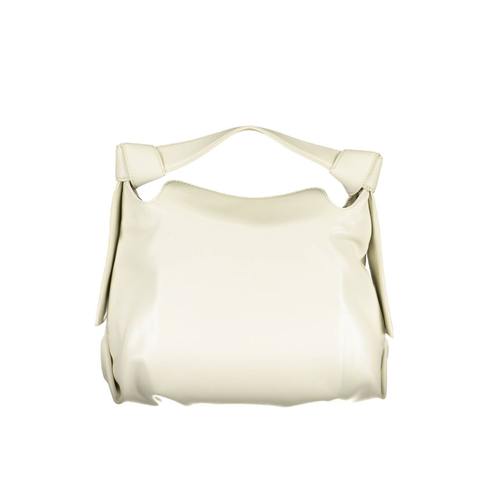 Beige Polyester Women Handbag Calvin Klein