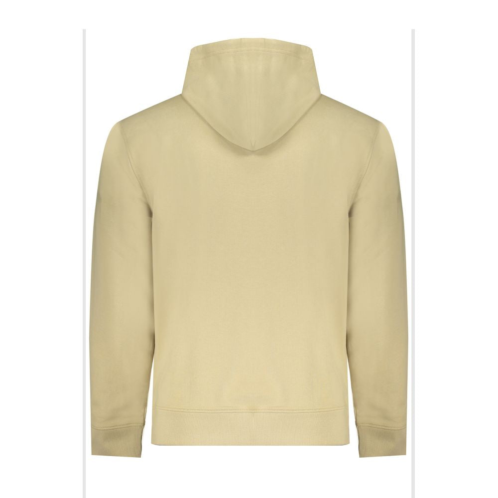 Beige Cotton Men Sweater Calvin Klein
