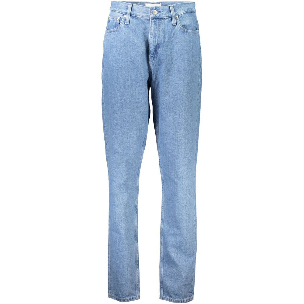 Azzurro Cotton Women Jeans Calvin Klein