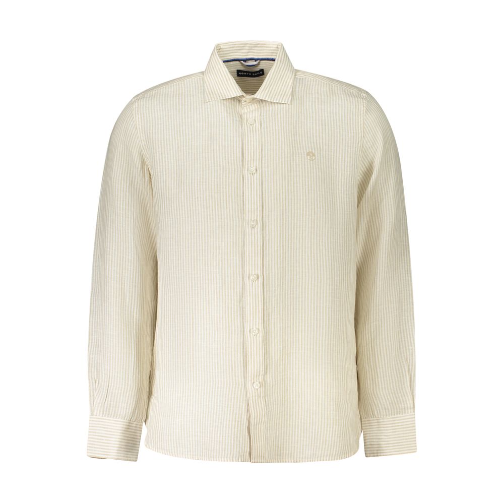 Beige Linen Men Shirt North Sails