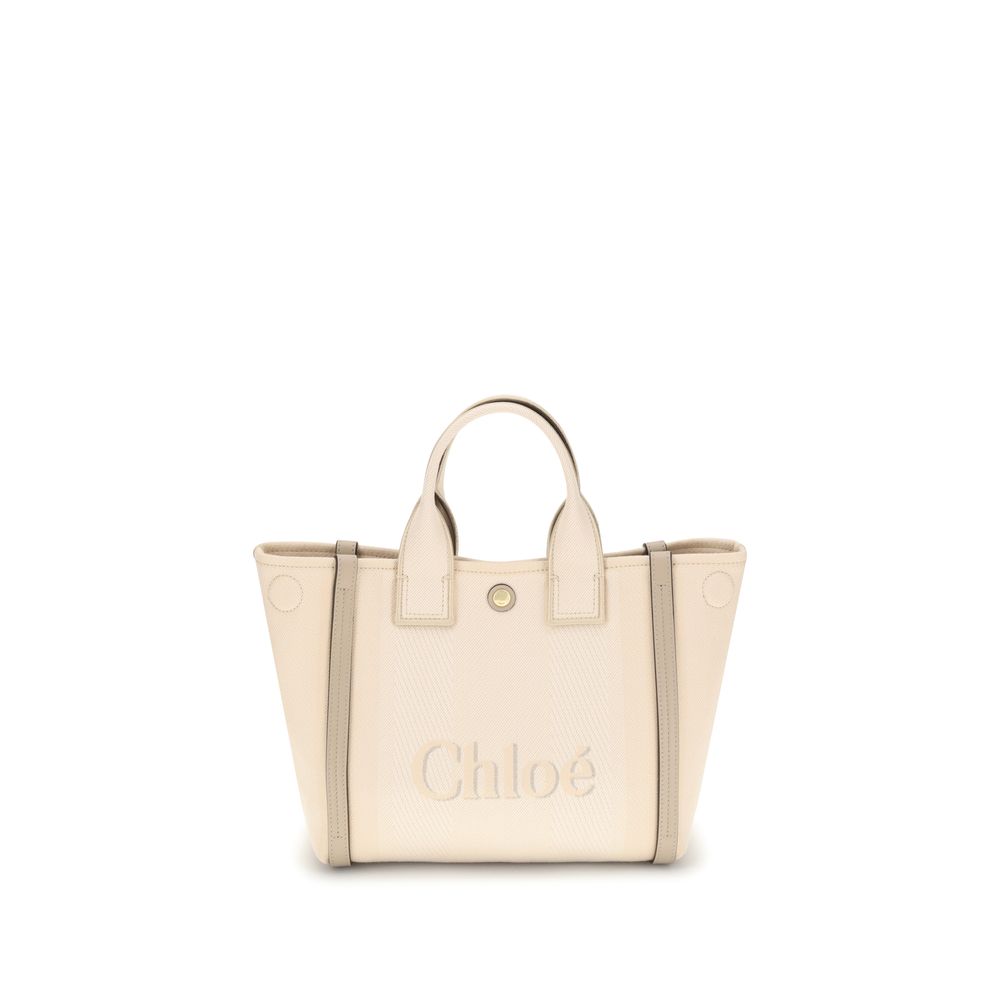 Beige Cotton Handbag Chloé