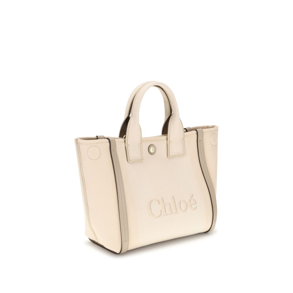 Beige Cotton Handbag Chloé