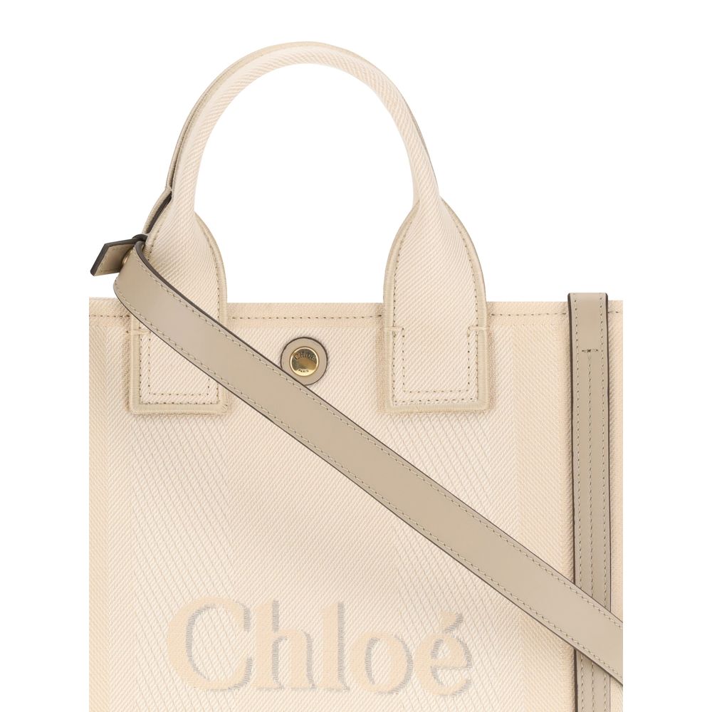 Beige Cotton Handbag Chloé