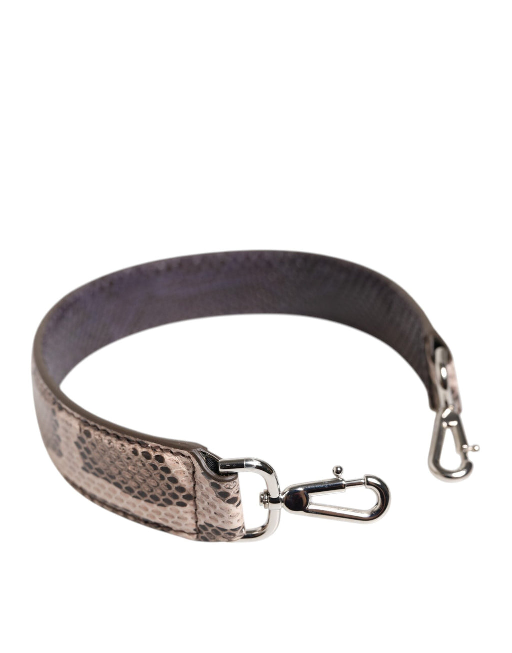 Beige Exotic Leather Handbag Accessory Shoulder Strap Dolce & Gabbana