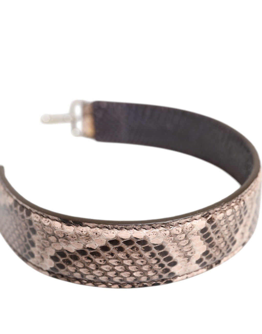 Beige Exotic Leather Handbag Accessory Shoulder Strap Dolce & Gabbana