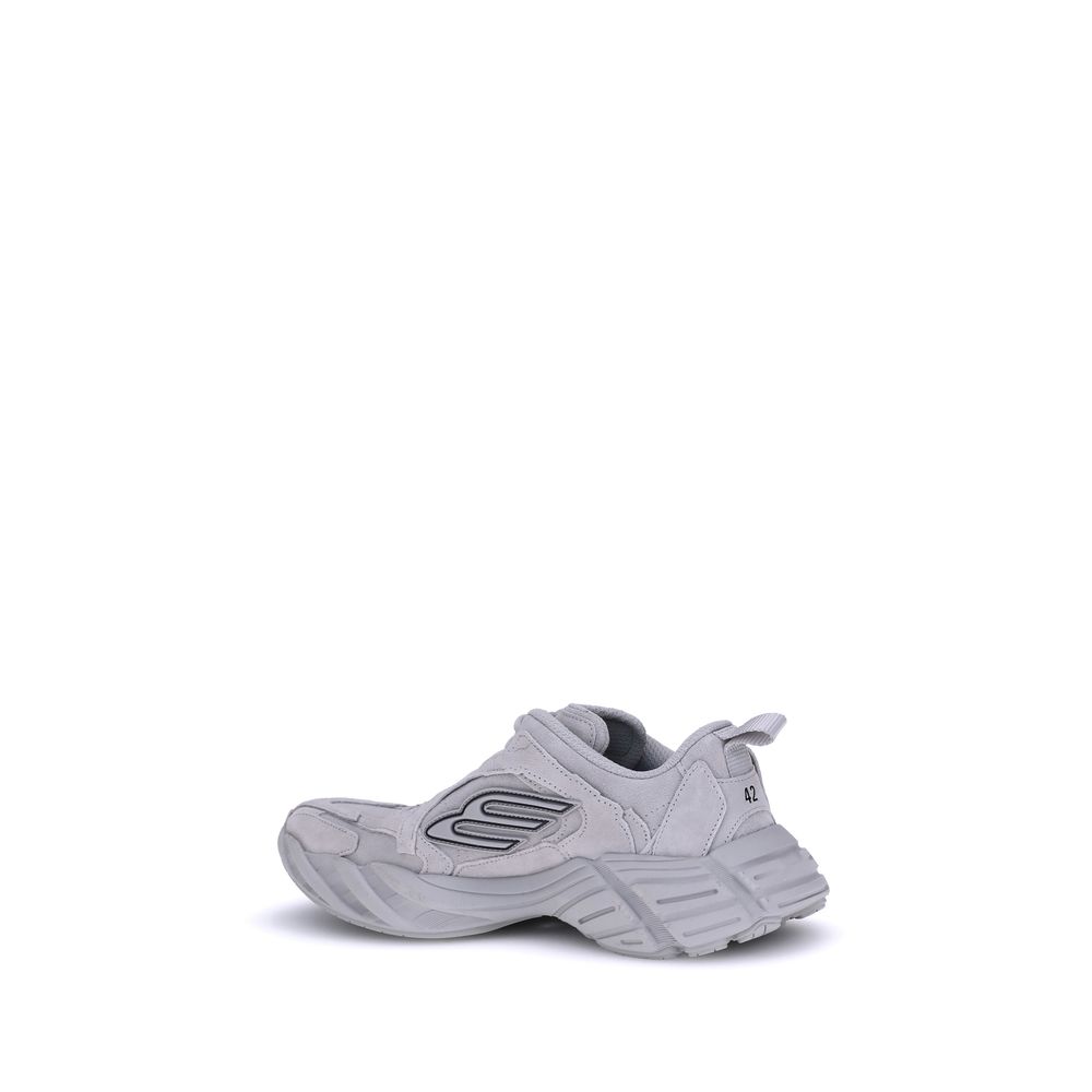 Gray Polyester Athletic Sneakers Balenciaga