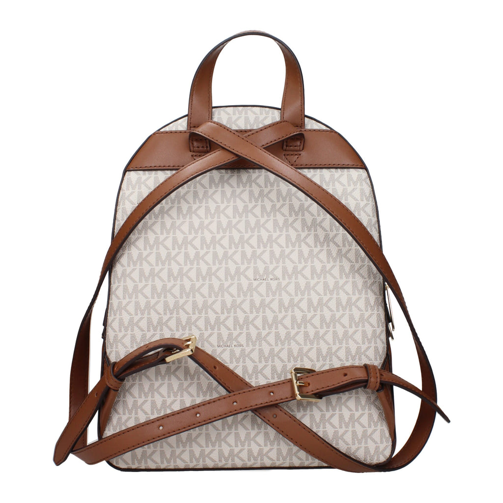 Beige Fabric Backpack Michael Kors