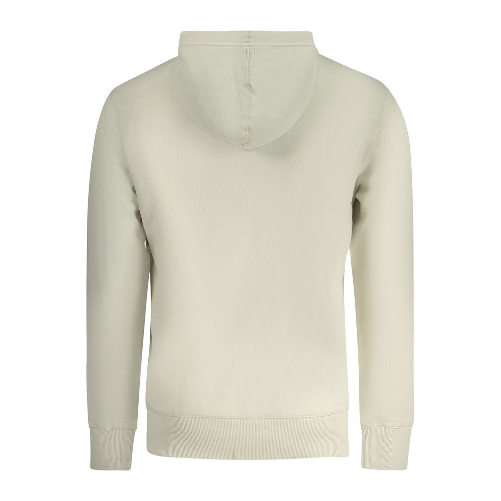 Beige Cotton Men Sweater Calvin Klein