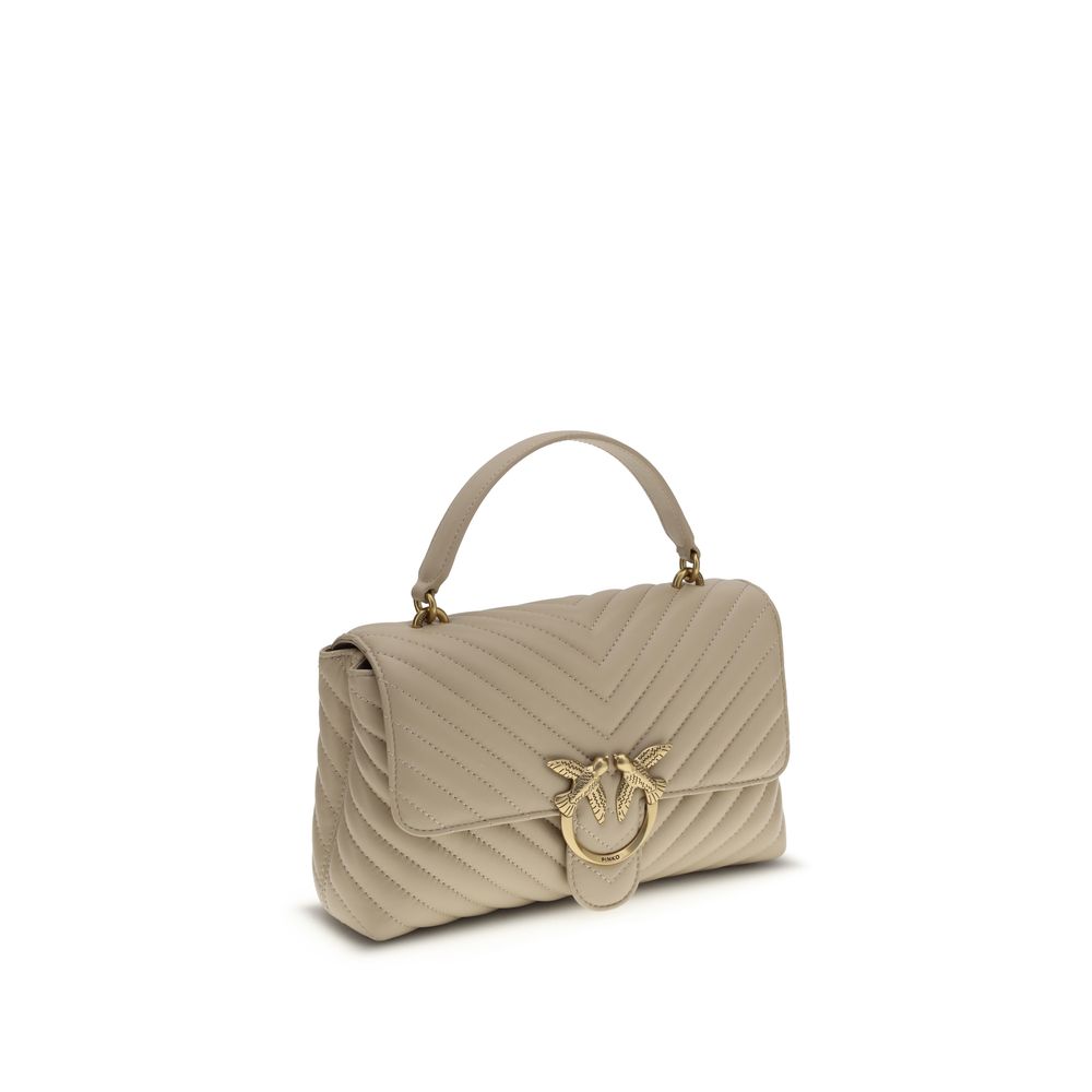 Beige Calf Leather Bos Taurus Wallet PINKO