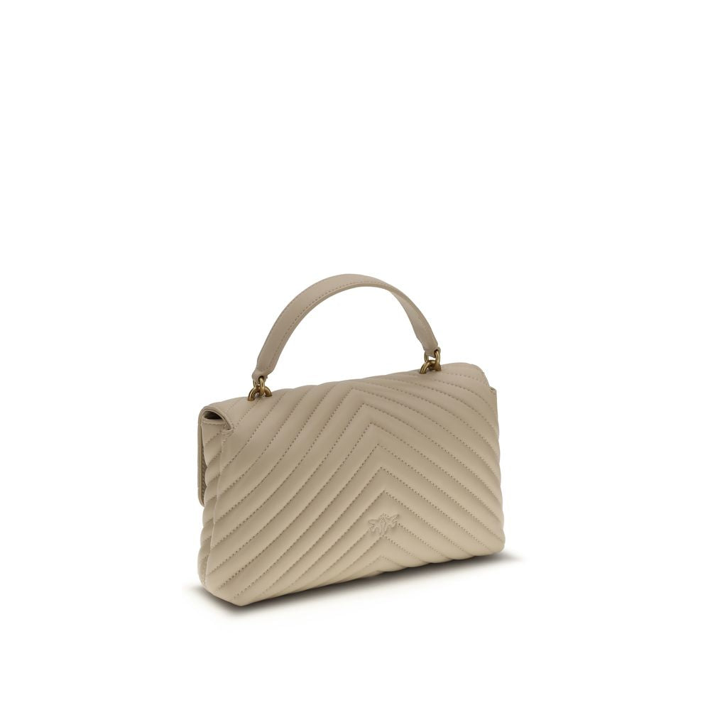 Beige Calf Leather Bos Taurus Wallet PINKO