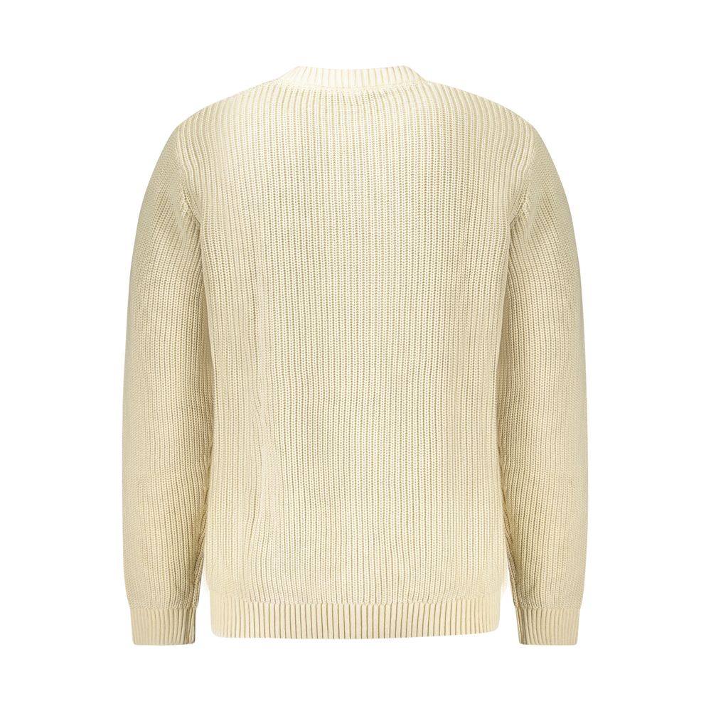 Beige Cotton Men Sweater Pepe Jeans