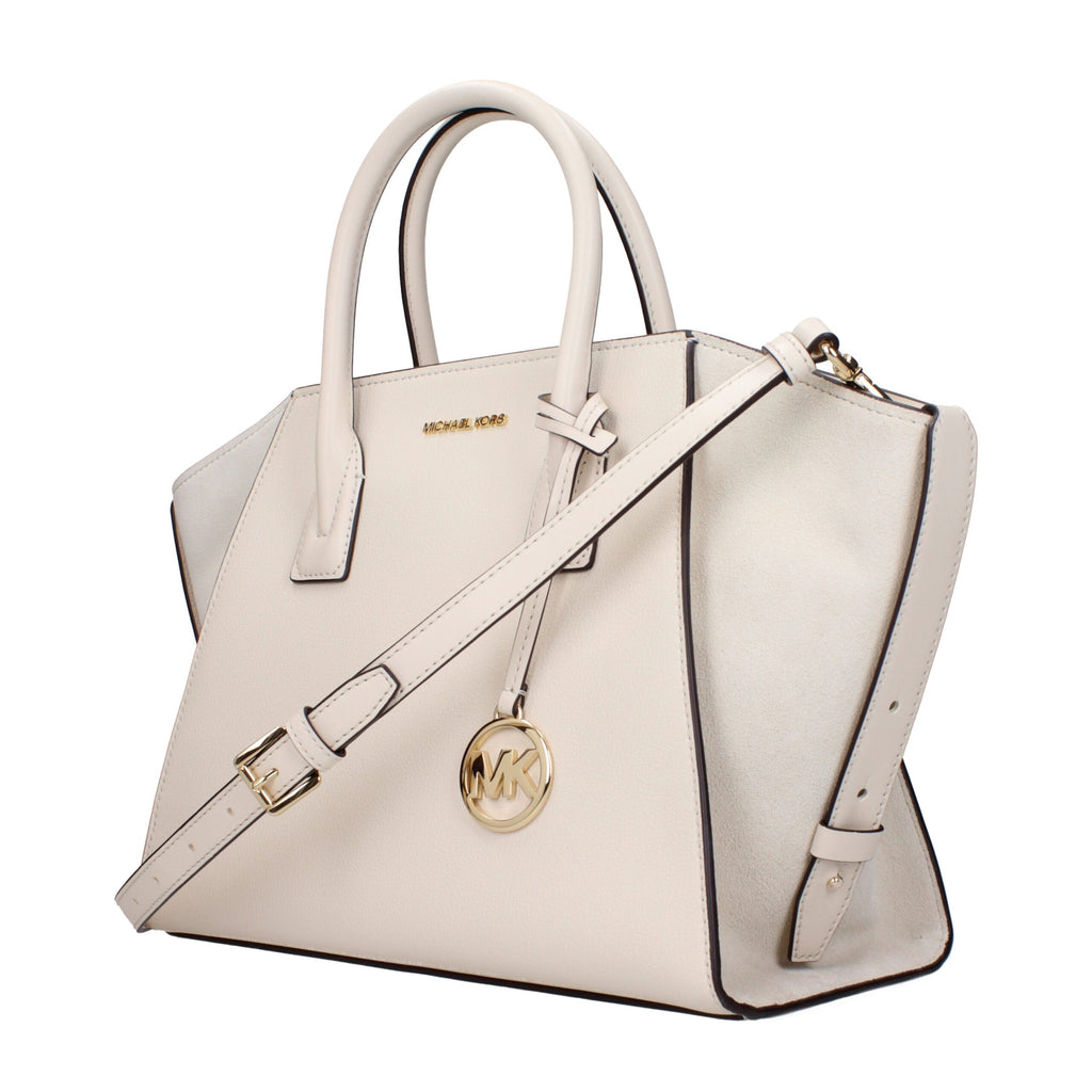 Beige Leather Handbag Michael Kors