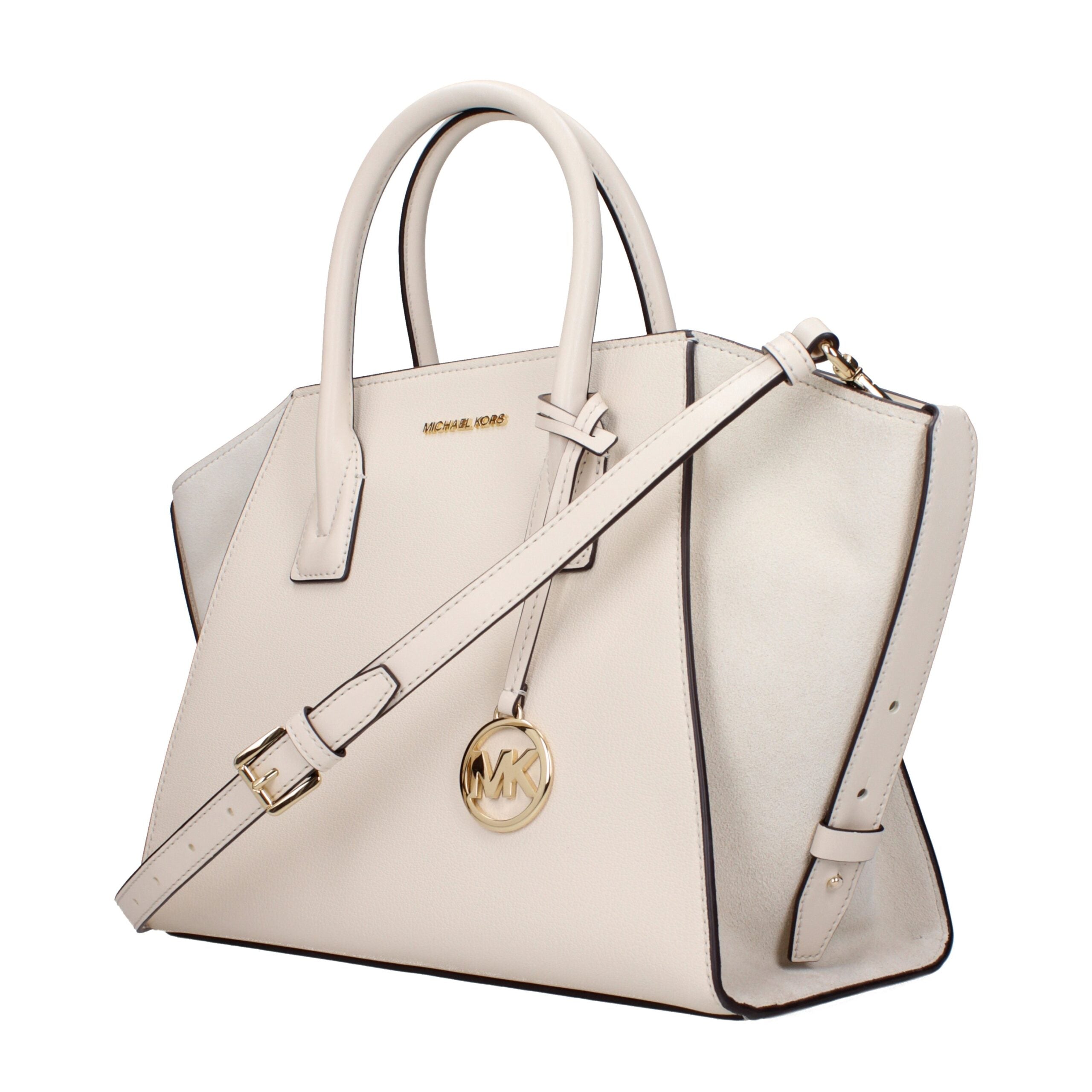 Beige Leather Handbag Michael Kors
