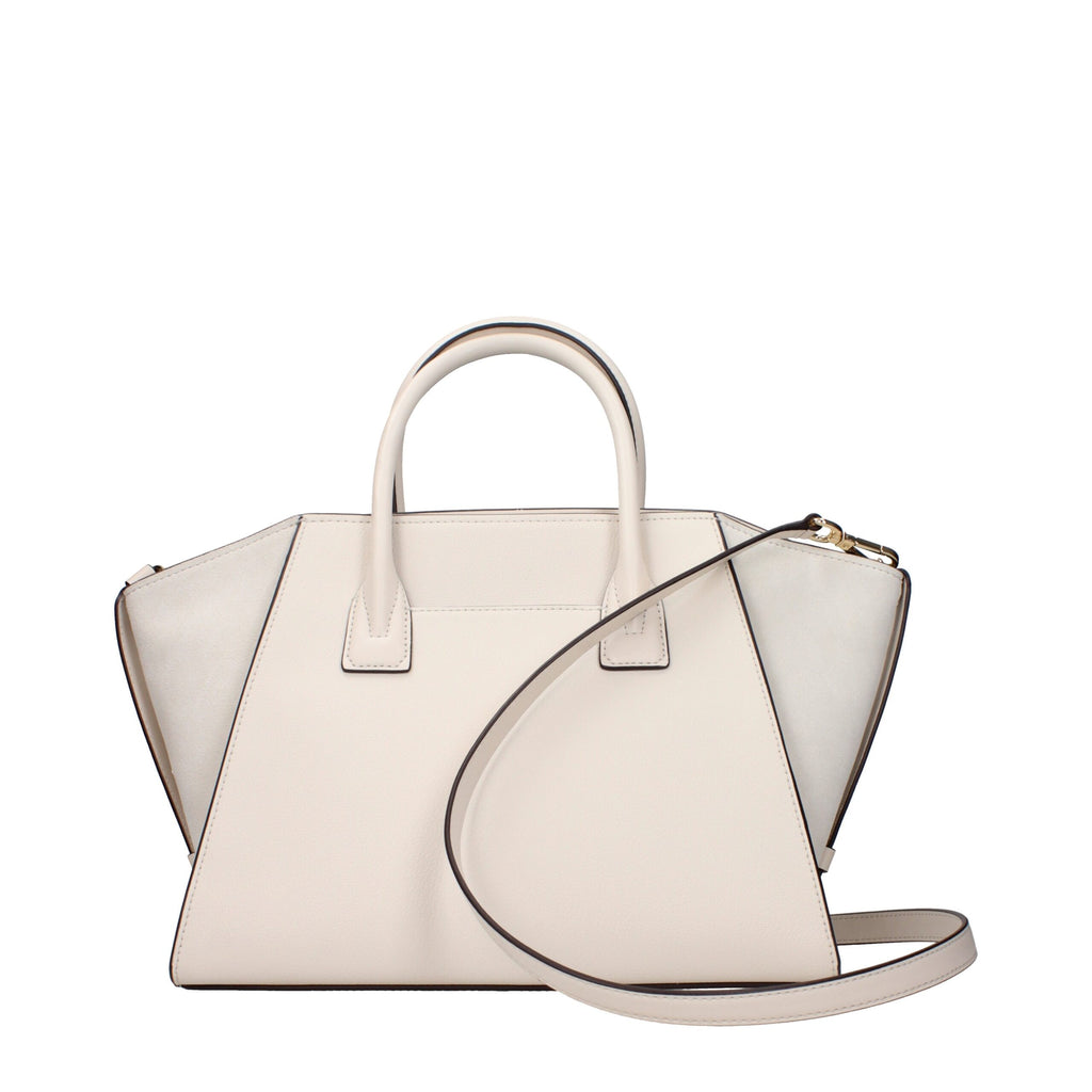 Beige Leather Handbag Michael Kors