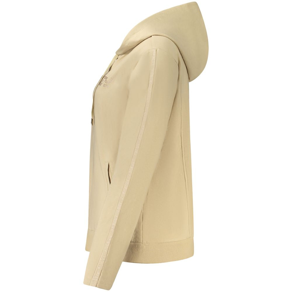 Beige Cotton Women Sweatshirt Freddy