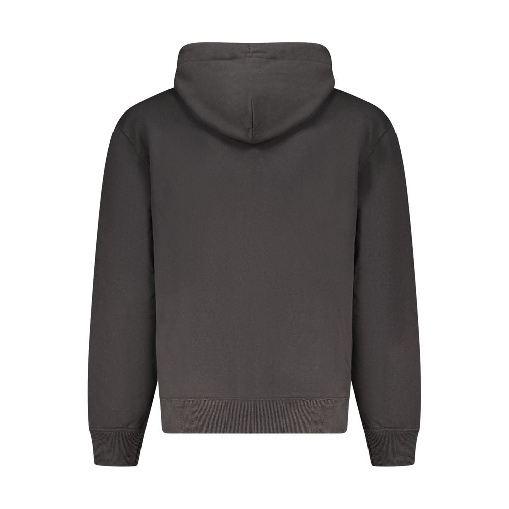 Black Cotton Men Sweater Hoodie Calvin Klein