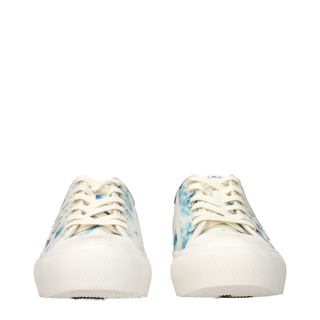Beige Fabric Low Top Sneakers Jimmy Choo