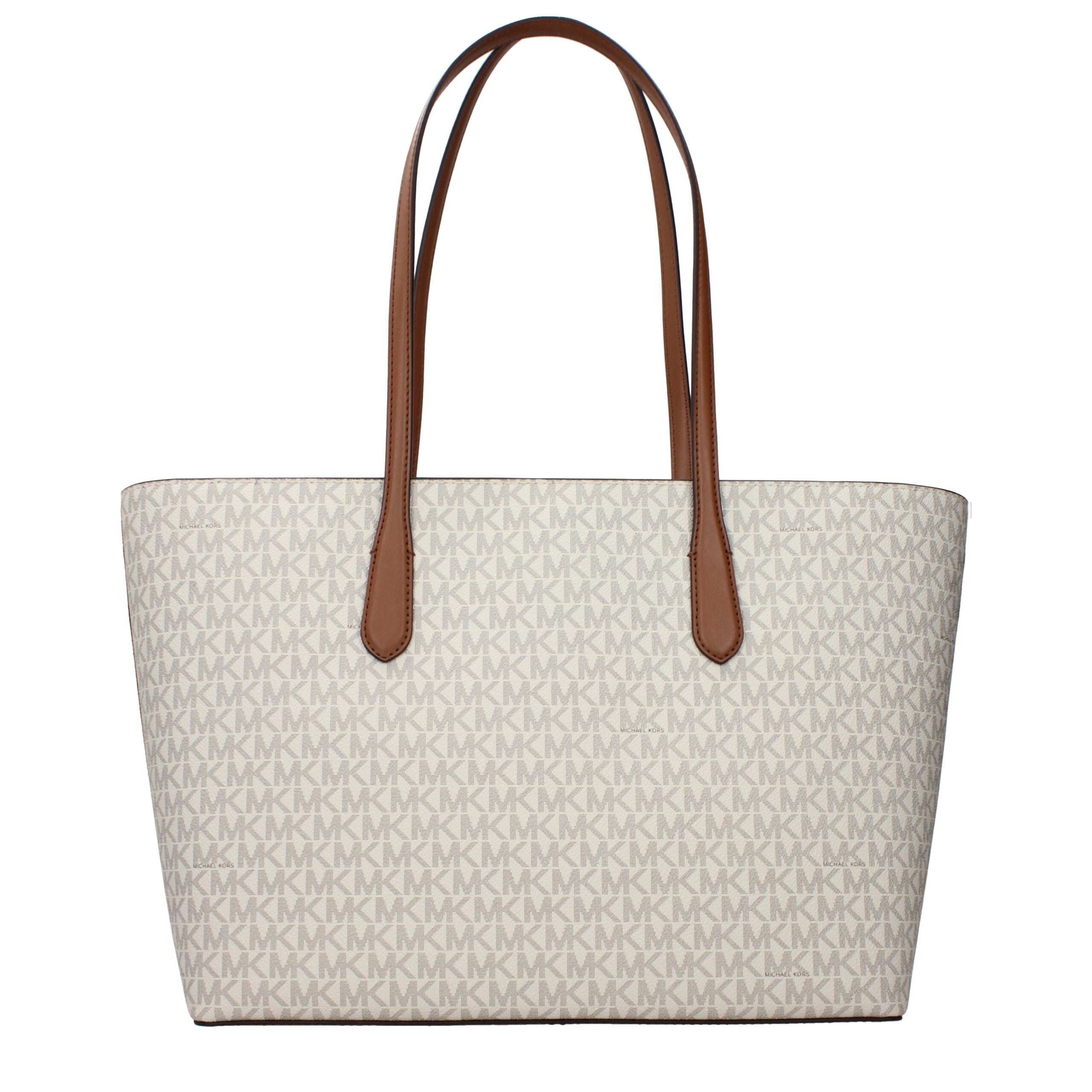 Beige Fabric Shoulder Bag - BrandLuxe Outlet