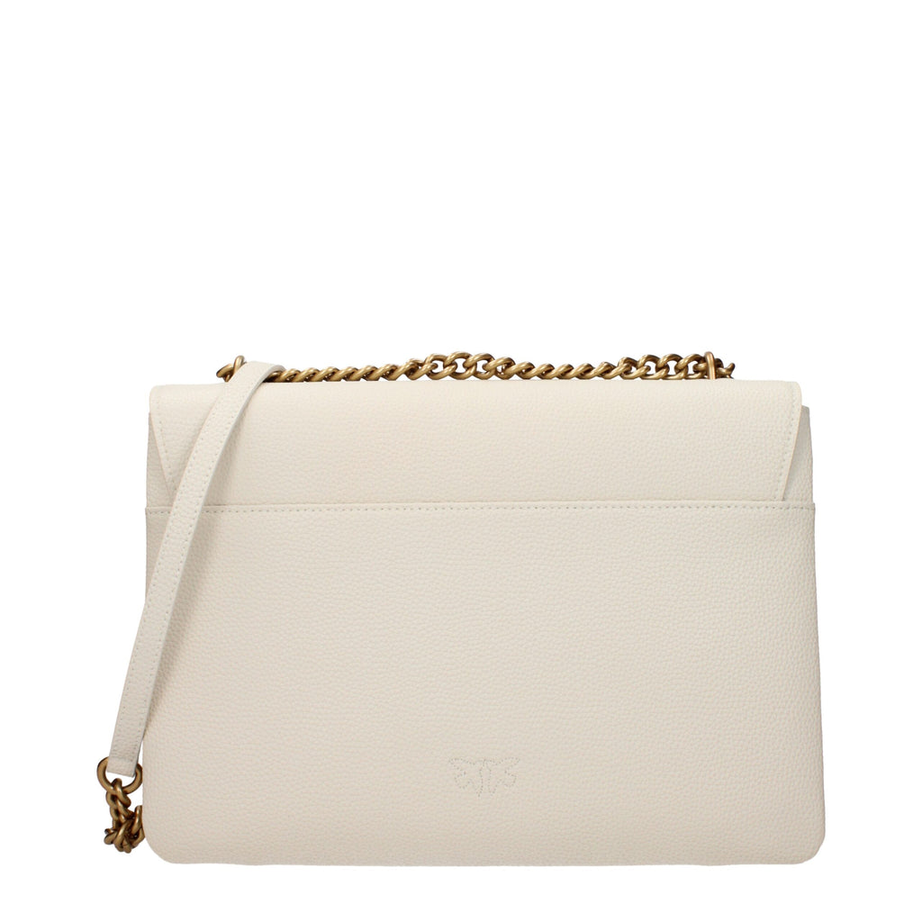 Beige Leather Crossbody Bag PINKO
