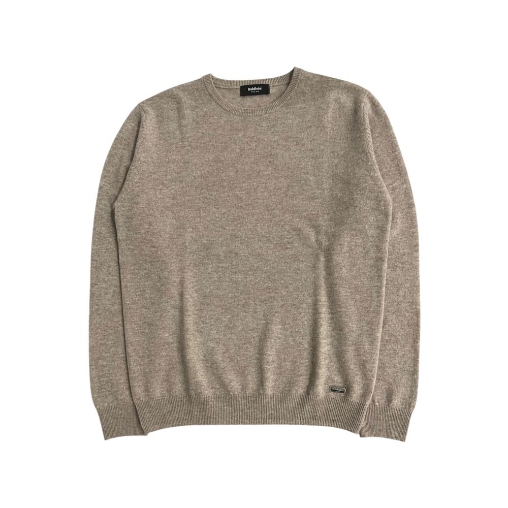 Beige Cashmere Men Sweater - BrandLuxe Outlet