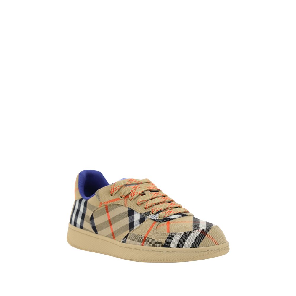 Beige Fabric Low Top Sneakers - BrandLuxe Outlet