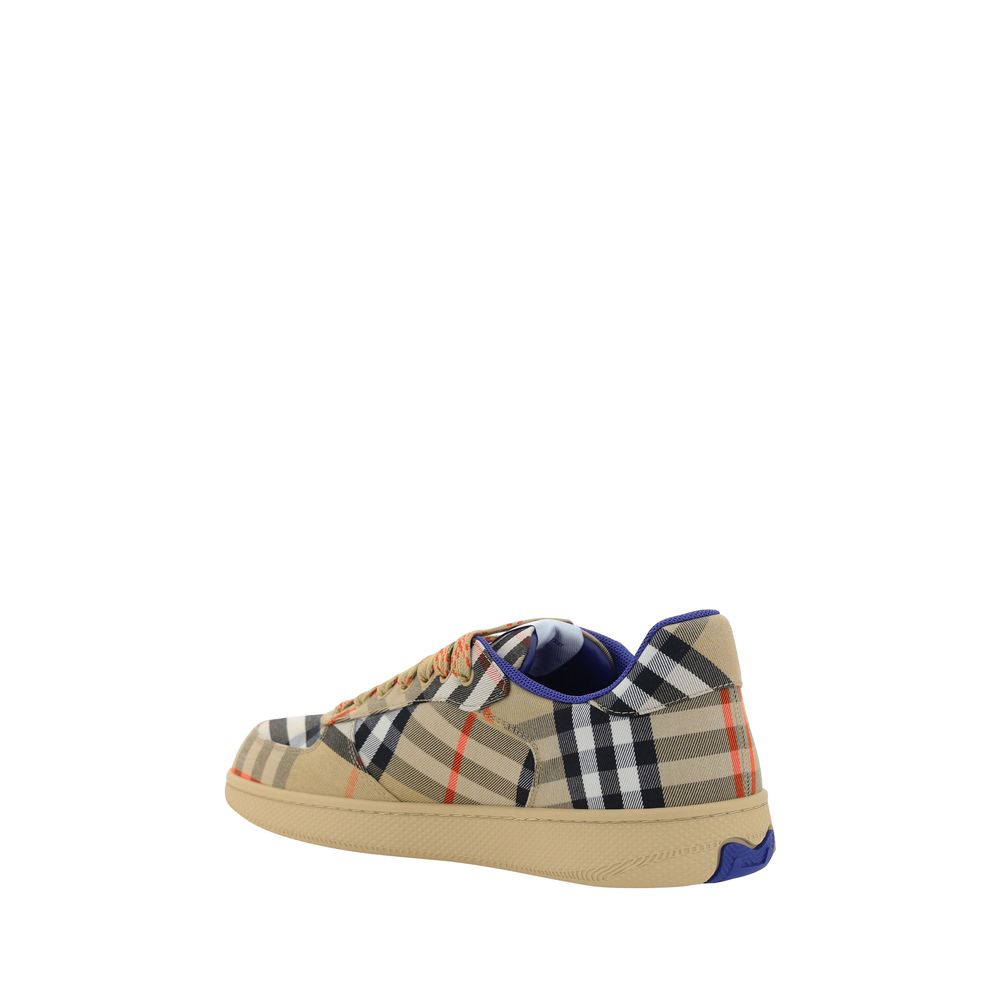 Beige Fabric Low Top Sneakers - BrandLuxe Outlet