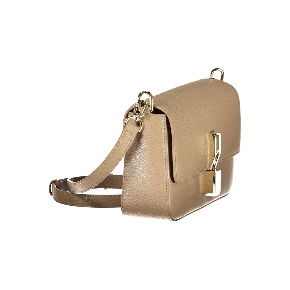 Beige Leather Women's Shoulder Bag Furla