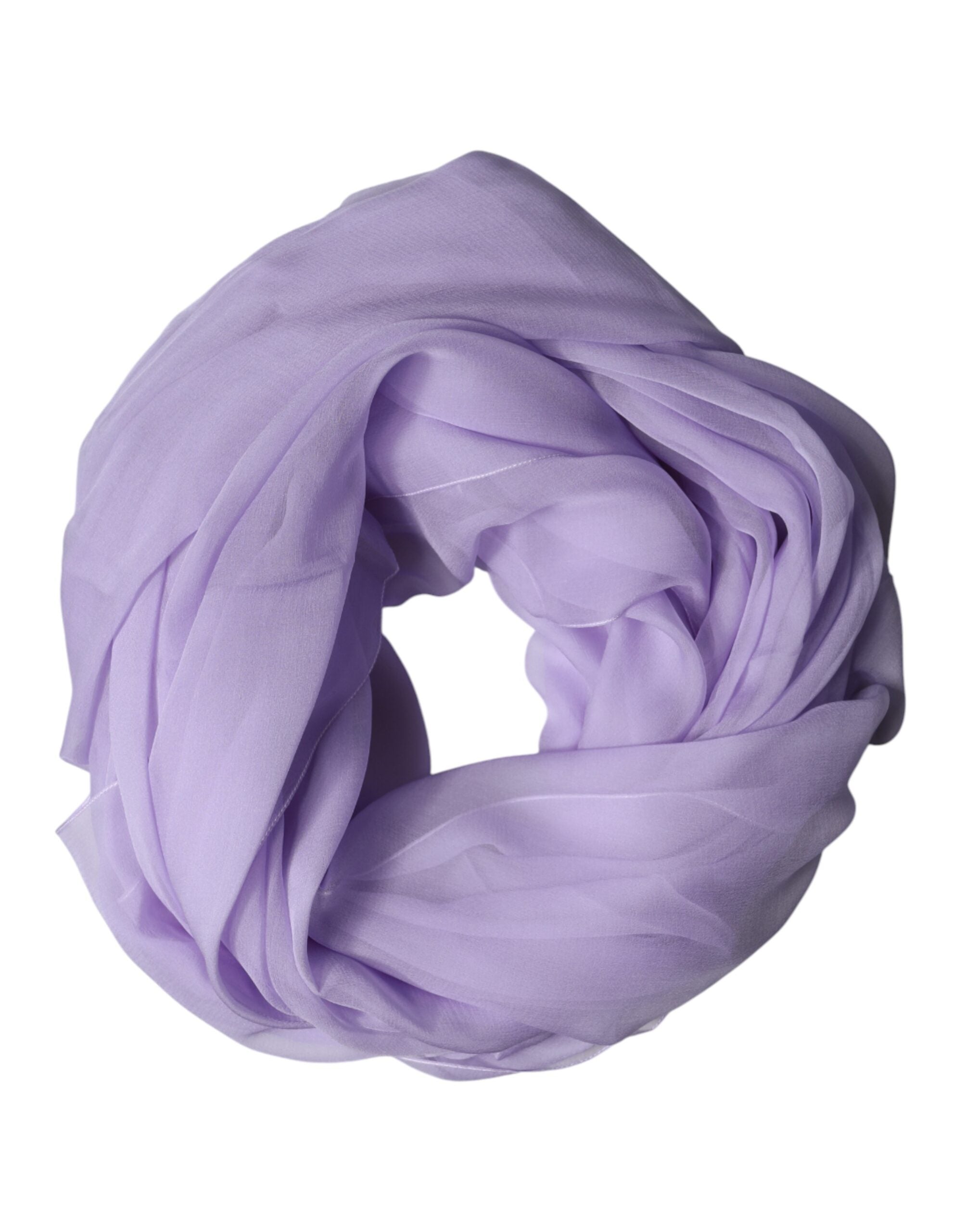 Purple Stole Silk Neck Wrap Shawl Men Scarf Dolce & Gabbana