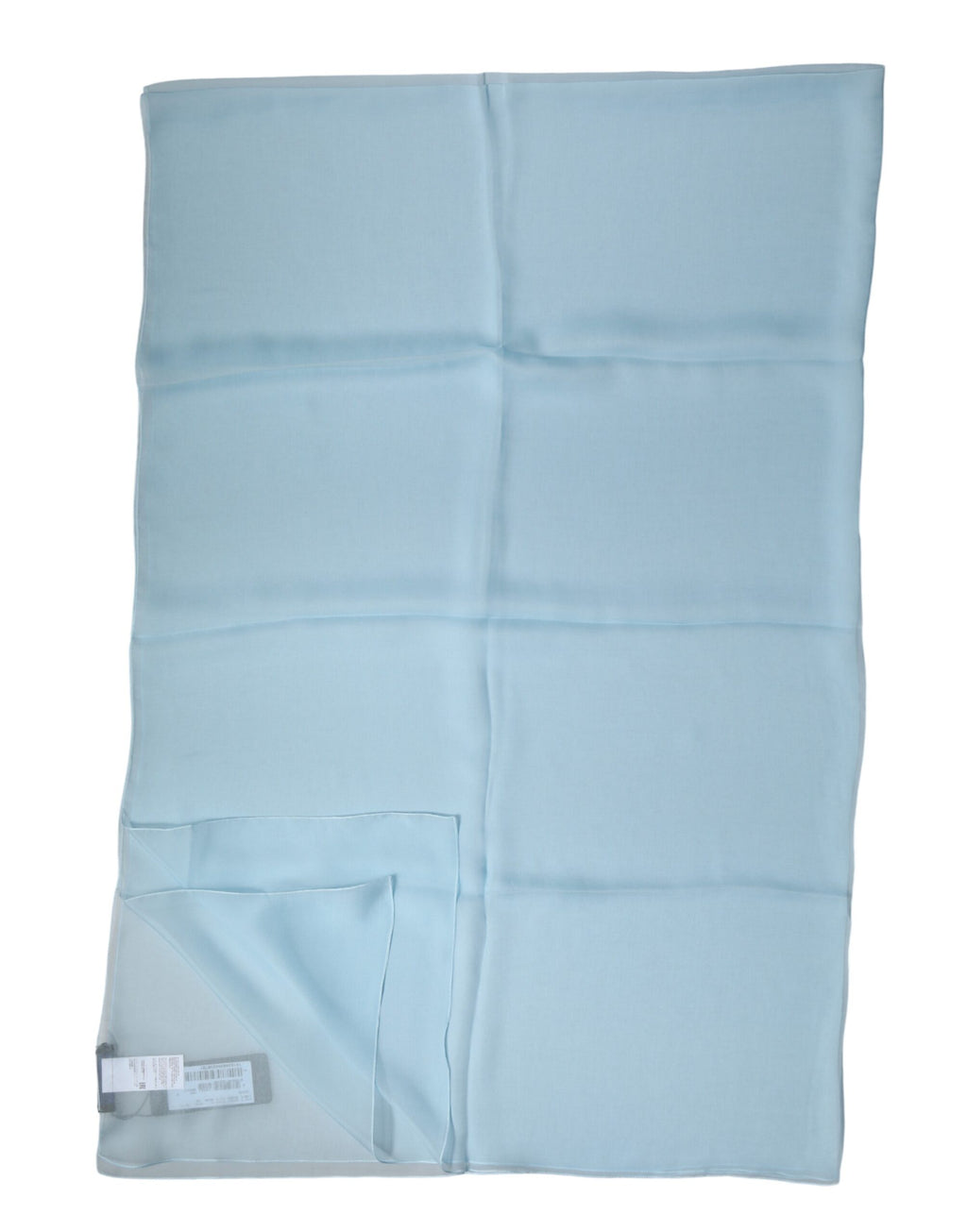 Light Blue Stole Silk Neck Wrap Shawl Scarf Dolce & Gabbana