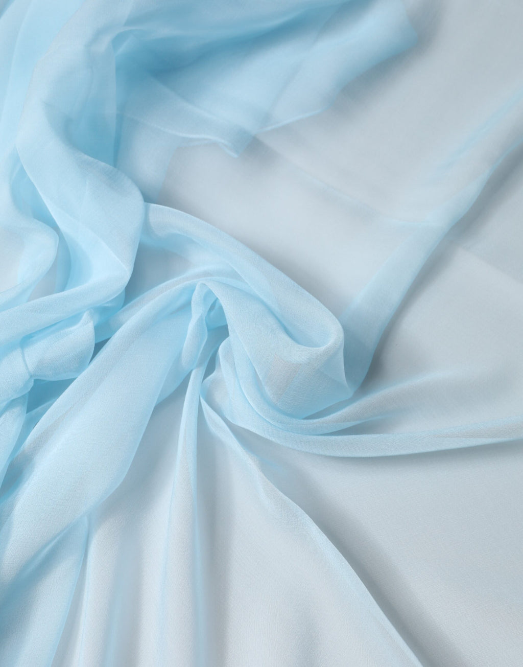 Light Blue Stole Silk Neck Wrap Shawl Scarf Dolce & Gabbana