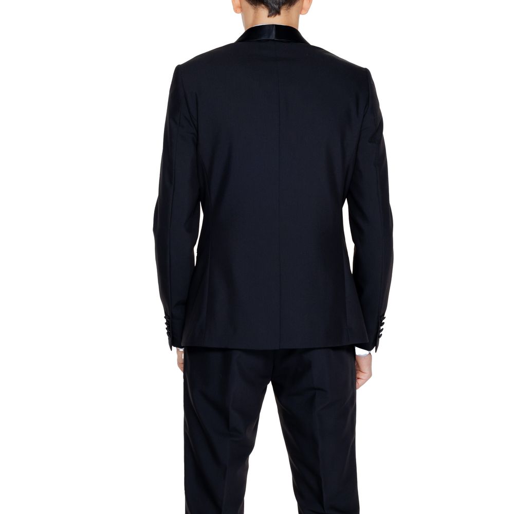 Black Polyester Blazer - BrandLuxe Outlet