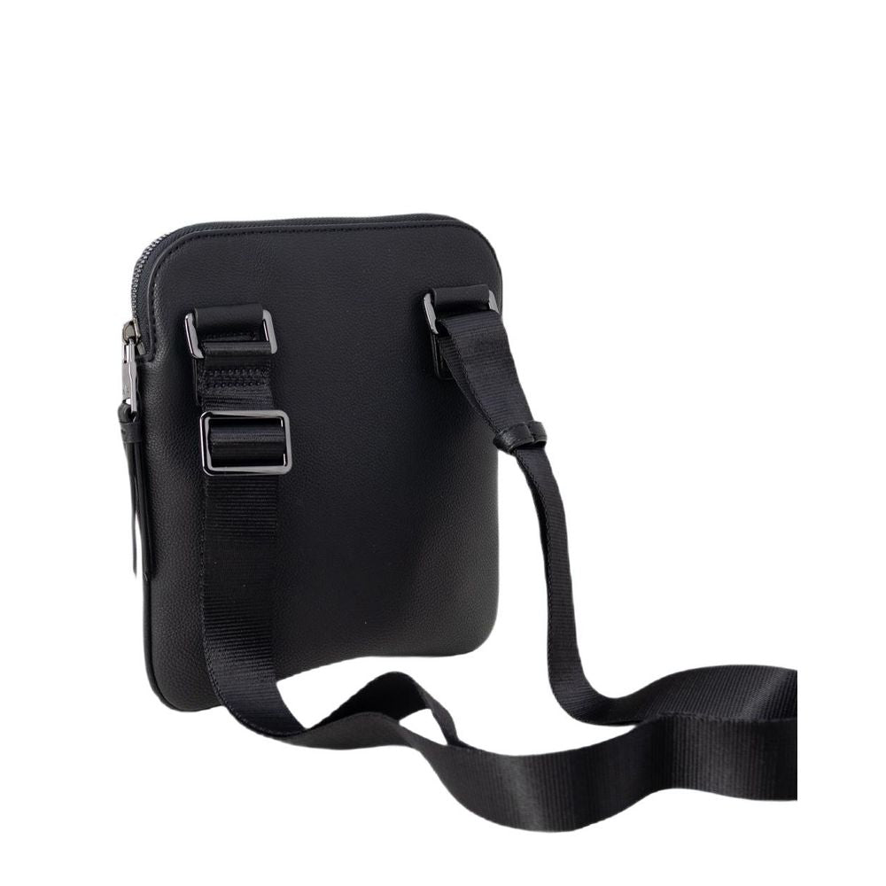 Black Polyester Messenger Bag - BrandLuxe Outlet