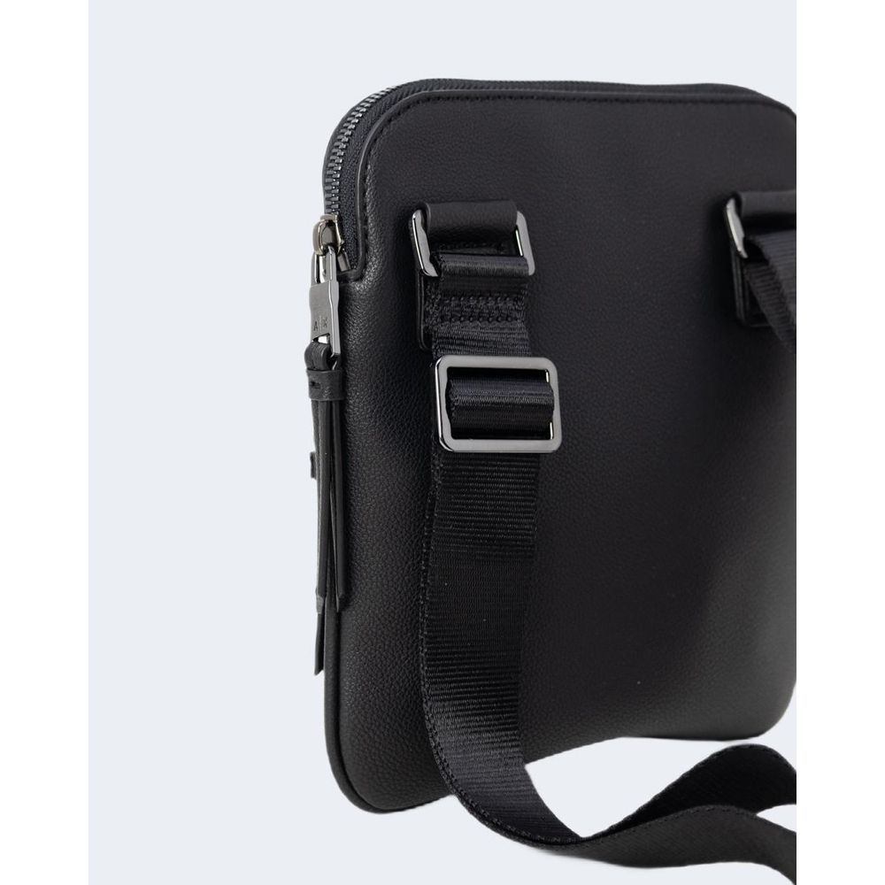 Black Polyester Messenger Bag - BrandLuxe Outlet