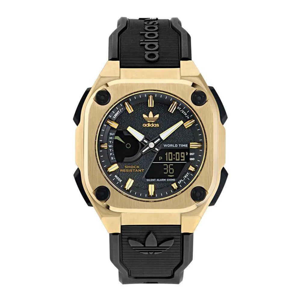 Black Synthetic Sport Watch - BrandLuxe Outlet