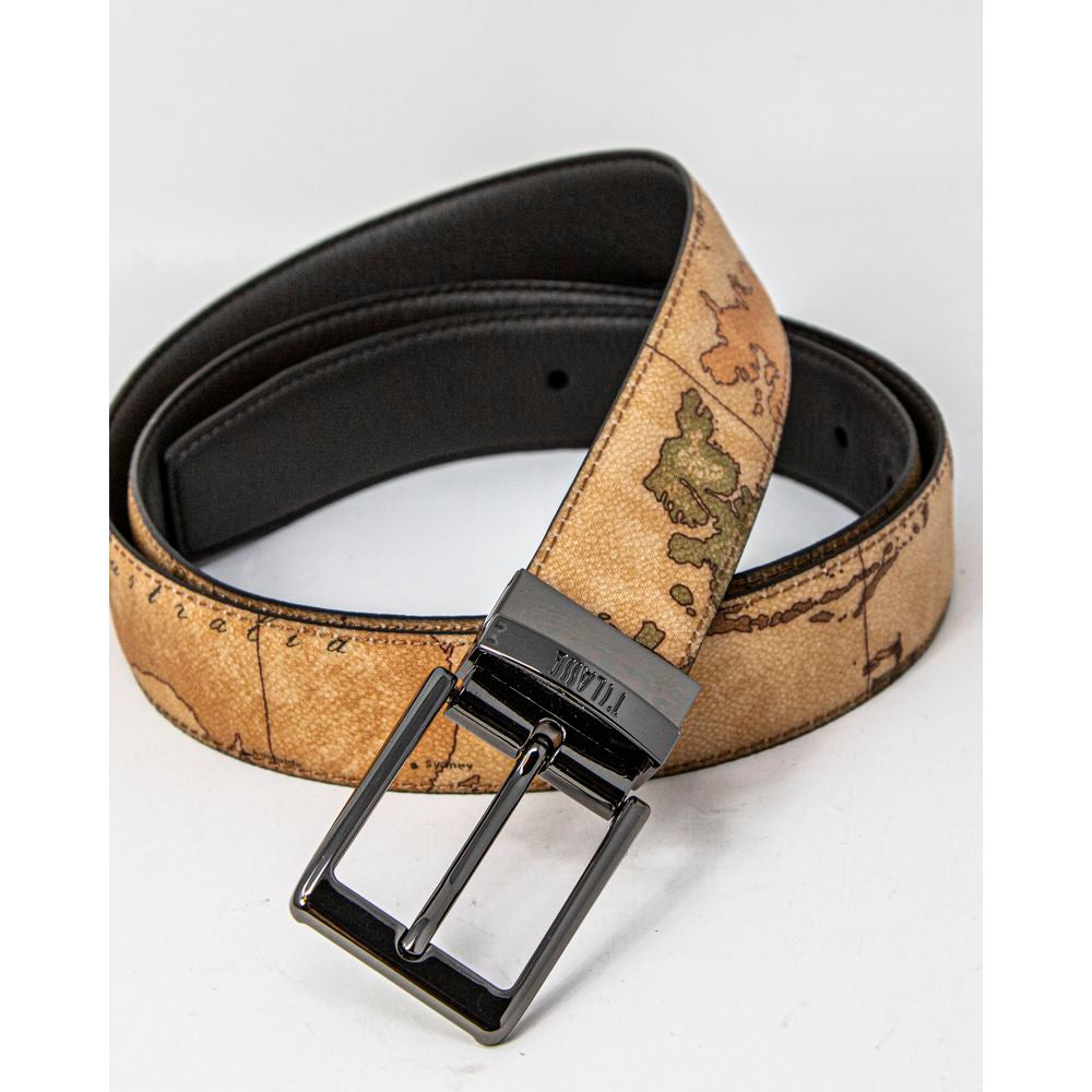 Brown Leather Regular Belt Alviero Martini Prima Classe