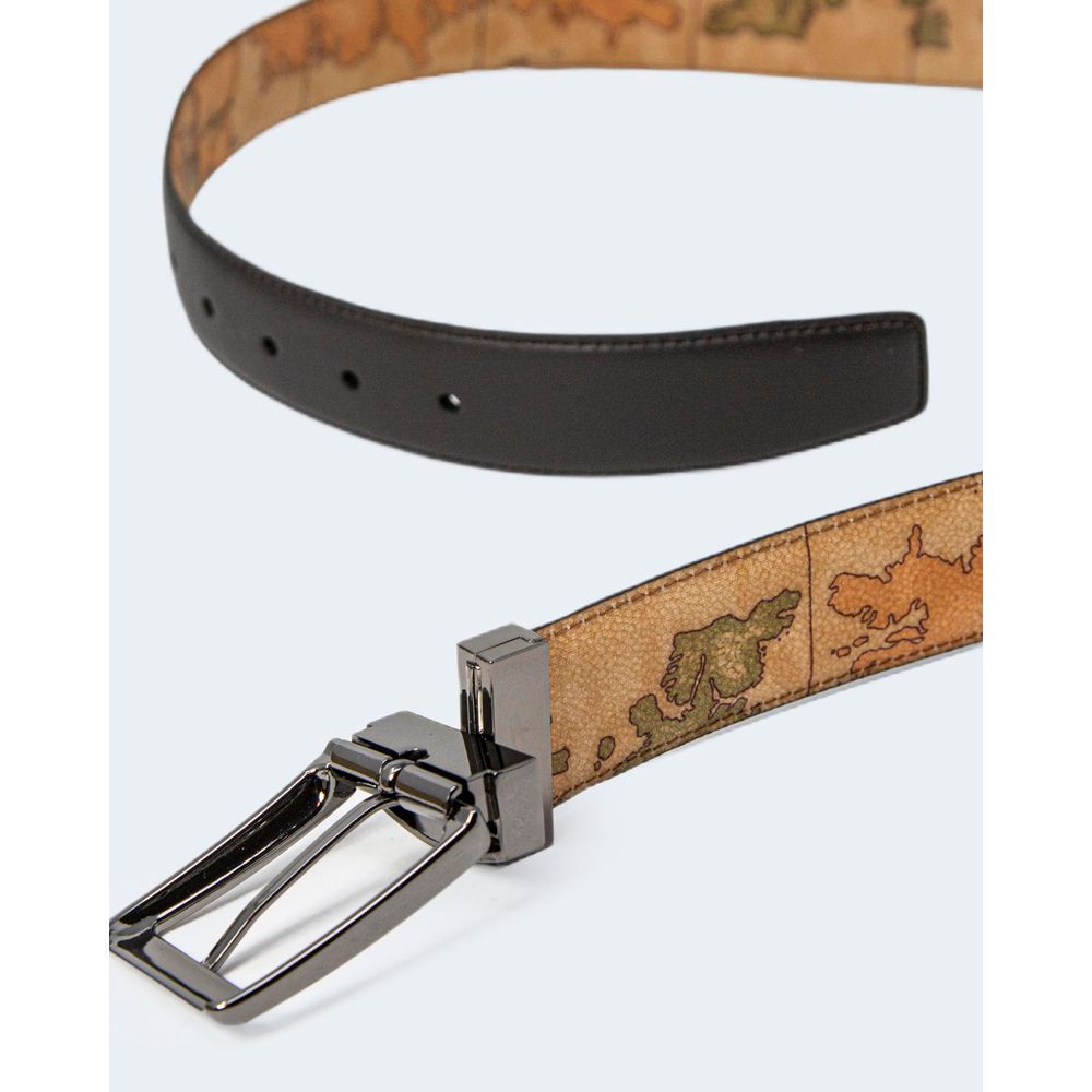 Brown Leather Regular Belt Alviero Martini Prima Classe