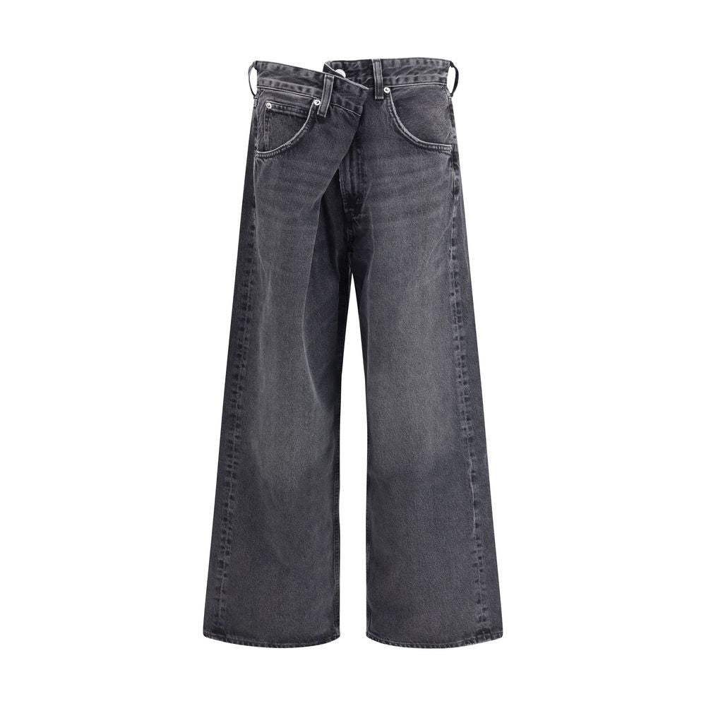 Gray Cotton Jeans Denim - BrandLuxe Outlet