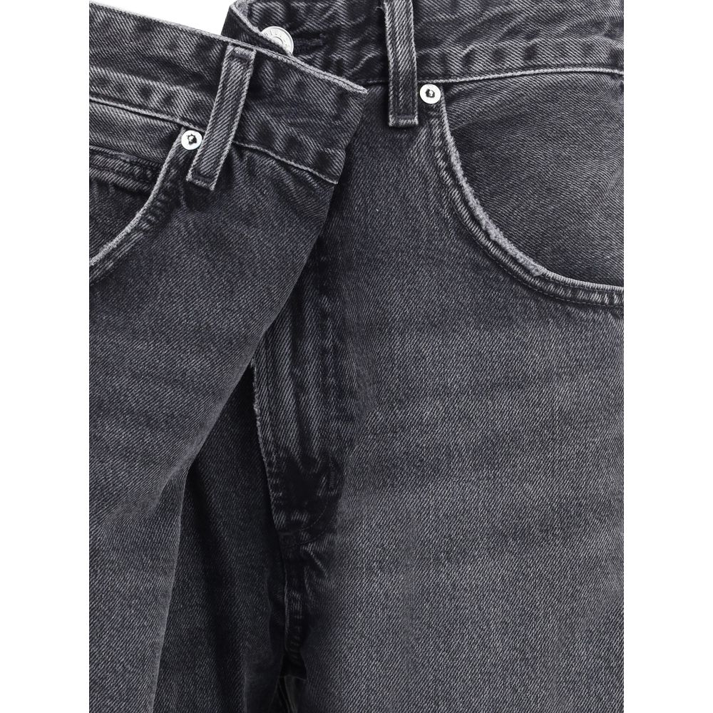 Gray Cotton Jeans Denim - BrandLuxe Outlet